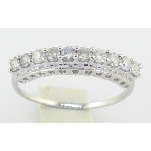 0.50Ct SI1-2 Round Diamond Jewelry 14Kt Solid Gold Engagement Ring Band